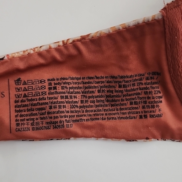 Victoria's Secret Very Sexy Push-Up Underwire Bra Paisley Tan Size 32B - Picture 14 of 14